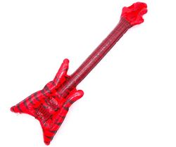 Dmuchana Gitara Elektryczna Czerwona 90cm