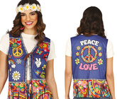 Kamizelka PEACE & LOVE Hippis Hipiska Retro Bal