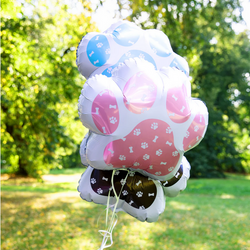 Balon Foliowy ŁAPKI Łapy Pieska Psa 49x50cm 3szt.