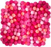 Pompony poliestrowe mix różowy, 120 szt.