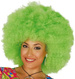 Peruka KLAUNA Zielone AFRO Loki DISCO Lata 80