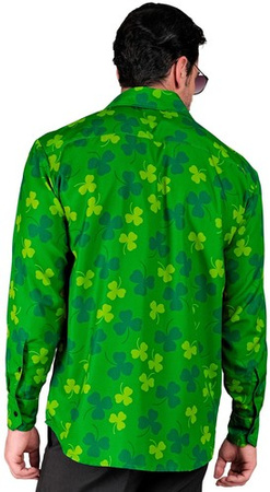 Koszula z Długim Rękawem Zielona Koniczyna, L/XL