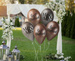 Balony Shiny Premium Just Married Mr&Mrs 13" 5szt.