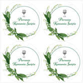 Naklejki komunia KONWALIE 4 szt.75mm 1 kpl.