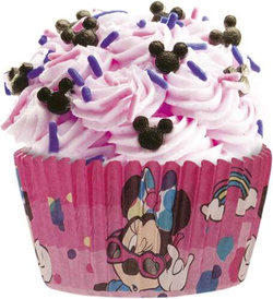 Foremki Papilotki Muffiny Myszka Minnie 25szt.