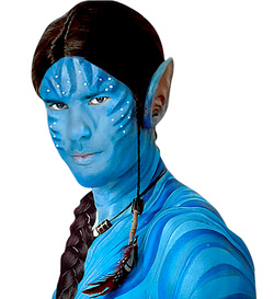 Farbka Wodna do Malowania Ciała NIEBIESKA 30ml