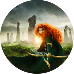 Opłatek tortowy 29 cm, Merida Waleczna 1 szt.