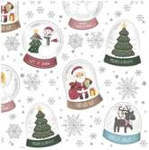 Serwetki Świąteczne Kule Mikołaj 33x33cm 20szt.