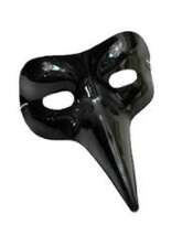 Maska Czarny Ptak Kruk, 1 szt.