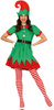 Strój Kostium Pani ELF  Pomocnik Mikołaja, L