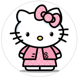 Opłatek tortowy 29 cm, Hello Kitty 1 szt.