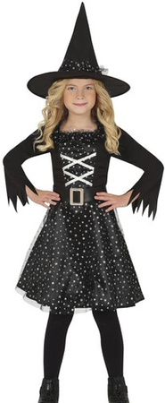 Kostium Strój Gwiezdna CZAROWNICA Wiedźma 7-9 lat