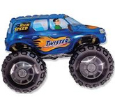 Balon foliowy 24" - samochód TWISTER (niebieski)