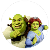 Opłatek tortowy 29 cm, Shrek 1 szt.