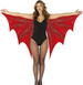 SKRZYDŁA NIETOPERZA Czerwony Wampir 170x80cm