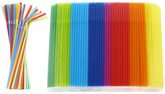 Słomki łamane - MIX KOLORÓW 5mm/21cm 500szt.