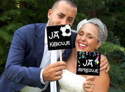 Tabliczki do zdjęć - Fotobudka 1 kpl.