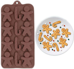 Forma Silikonowa do Ciastek Święta Ludziki Laski