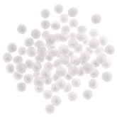 KULKI DEKORACYJNE Białe Opalizujące 1,5cm 80szt.