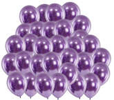 Balony Glossy fioletowe, 12cm 50szt.