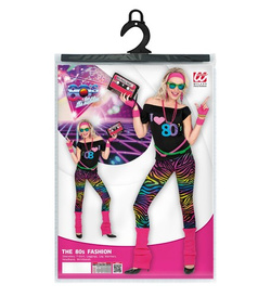 Kostium Strój Zebra Disco Retro Love 80 Lata 90 S