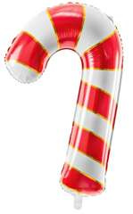 Balon Foliowy Czerwona Laska Cukrowa 50x82cm