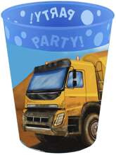 Kubeczek Plastikowy Wielorazowy BUDOWA 250ml