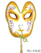 Maska wenecka, 1 szt