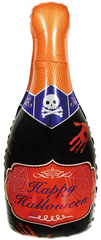 Balon foliowy Butelka Happy Halloween 99 cm