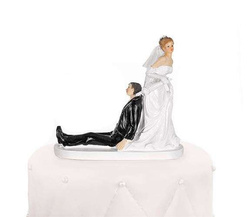 Figurka na tort Para Młoda, 13 cm, 1 szt.