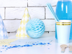 Kula Bibułowa Błękitny 10 cm, 1 szt.