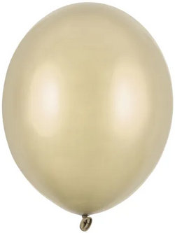 Balony Strong 27 cm, Metallic Cold Gold 100szt.
