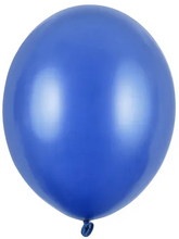 Balony St. 27cm (12") Metallic Niebieskie, 100szt.