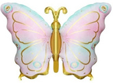 Balon Foliowy MOTYL Motylek Kolorowy Róż 79x52,5cm