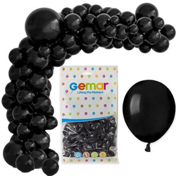 Balony A50 pastel 5" - czarne 14/ 100 szt.