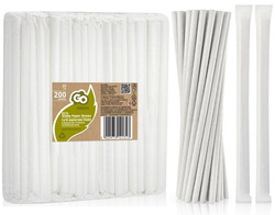 Słomki Papierowe SHAKE Pakowane 8x230mm 200szt.