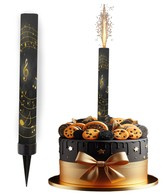 Fontanna Tortowa NUTA CZARNE TŁO 1szt.