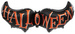 Zestaw na HALLOWEEN Girlanda Baner Balon Nietoperz