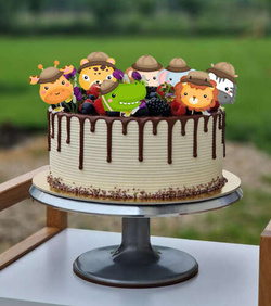 Toppery Pikery SAFARI Zwierzęta Urodziny, 7szt.