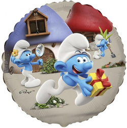 Balon foliowy 18" FX - Smerfy, pakowany