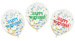 Balon z konfetti MIX Kolor Urodziny 12", 6 szt.