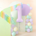 Balon Foliowy Cyfra 1 FIOLETOWY Liliowy Mat 100cm