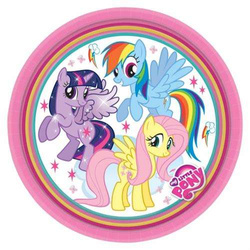 Talerzyki My Little Pony, 18 cm, 8 szt.