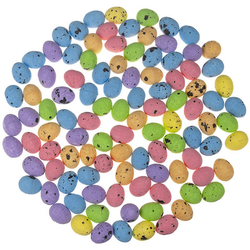 Jajka styropianowe kolorowe  100szt.1,5cmx1,8cm