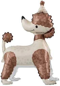 Balon foliowy stojący Pies Pudelek 58x84cm