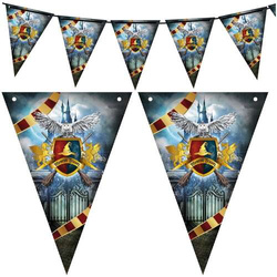 Baner Girlanda Szkoła Magii Harry Urodziny 300cm