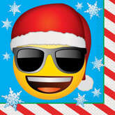 Serwetki EMOJI XMAS, 33x33 cm, 16 szt.