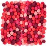 Pompony poliestrowe mix czerwone, 120 szt.