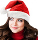 Czapka Świętego MIKOŁAJA Czerwone Cekininy 30x42cm