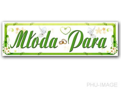 Tablice rejestr. weselne 50x11,5 cm, 1 szt